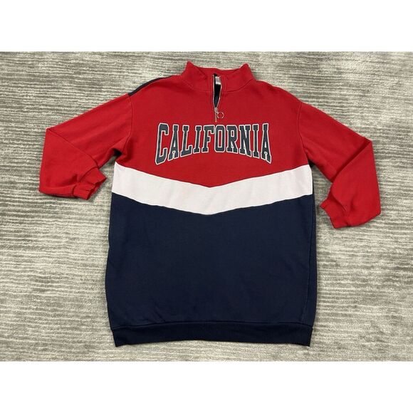 H&M Other - Divided H&M Sweater Mens Large Multicolor California 1/4‎ Zip Longsleeve